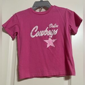 NFL Pink Girl Dallas Cowboys Short Sleeve Tee **Good condition**